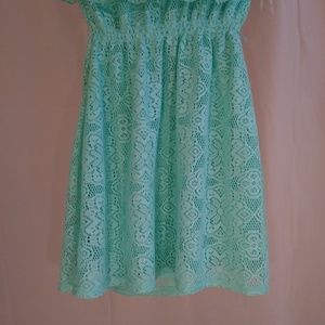 No boundaries aqua verde dress size M 7-9